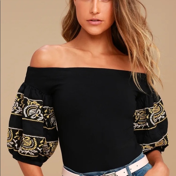 Free People Rock With It embroidered top - Picture 2 of 9